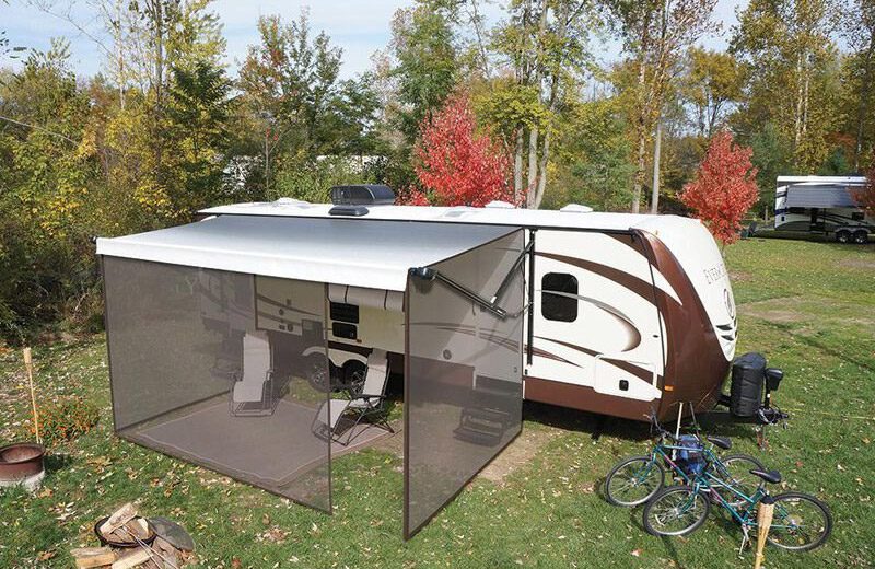 This Camper Attachment Adds a Screened-in Porch To Your Trailer Or RV ...