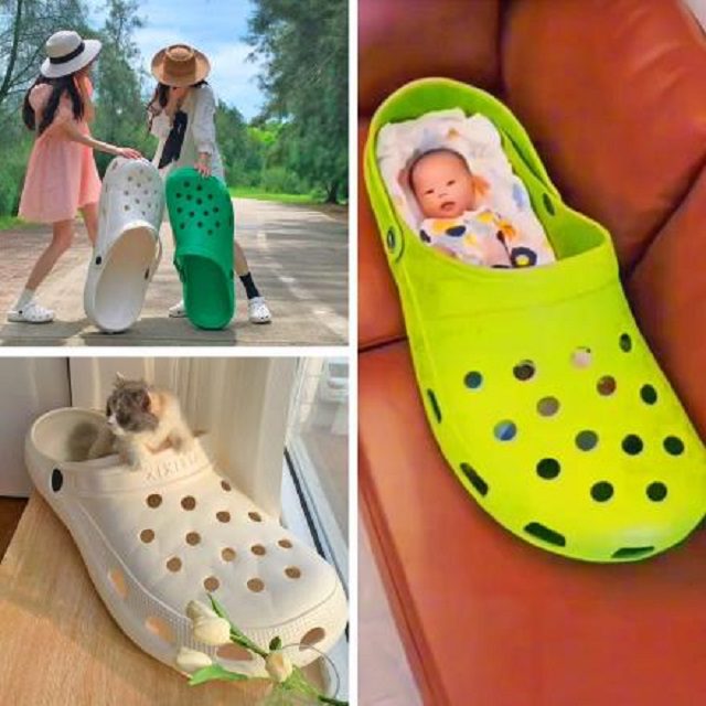 Croc store shoe hat