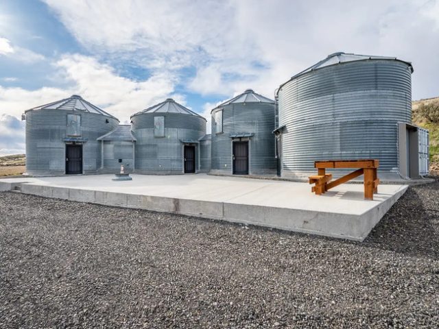 A Hunter Paid $100,000 for 4 Old Grain Bins in the Middle of Nowhere, then Transformed Them Into a Secret Home for Doomsday Preppers
