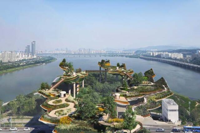 Abandoned Island in Seoul Will Be Transformed Into Lush Multi-Level Public Park