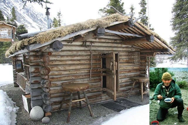 This Man Lived Alone For Nearly 30 Years In The Mountains of Alaska In a Log Cabin Which He Built With His Own Hands